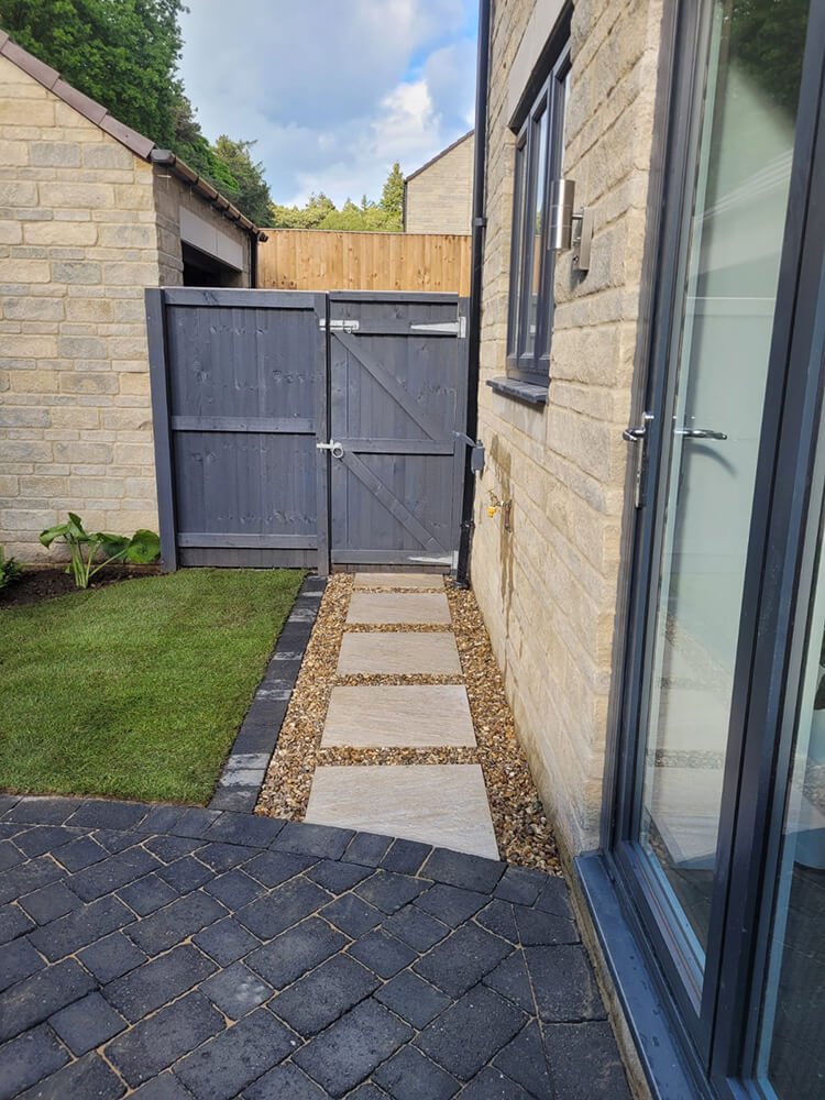 Garden Design Harrogate - Pergola, Seating Area, Raised Beds