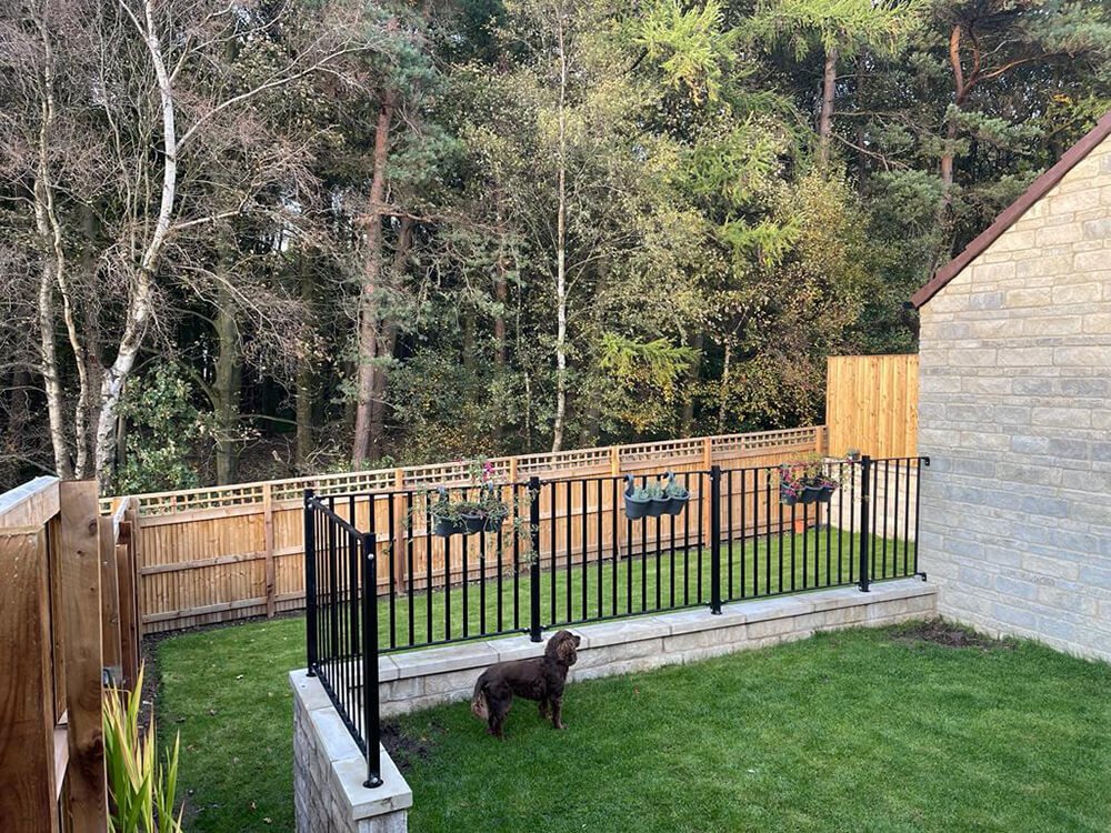 Garden Design Harrogate - Pergola, Seating Area, Raised Beds