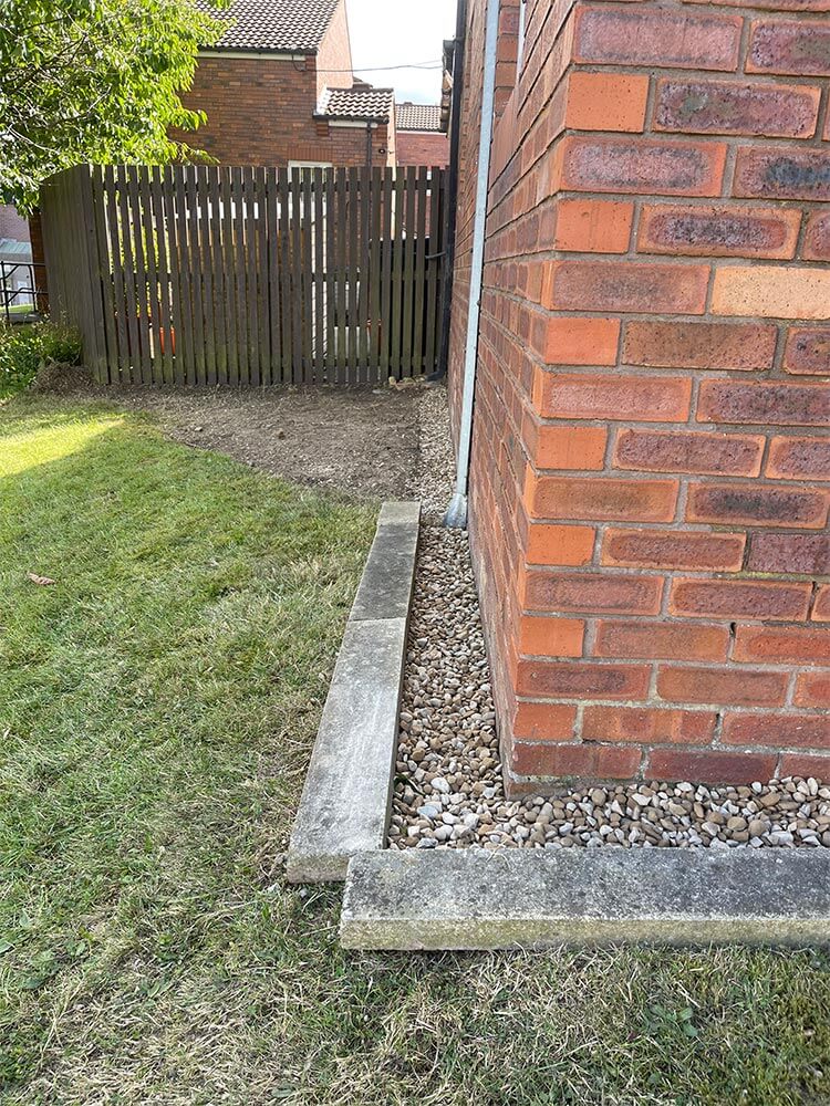 Drainage Sink Ditch on Housing Estate in Bramley, Yorkshire